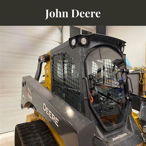 john deere skid steer door for sale|aftermarket skid steer kits.